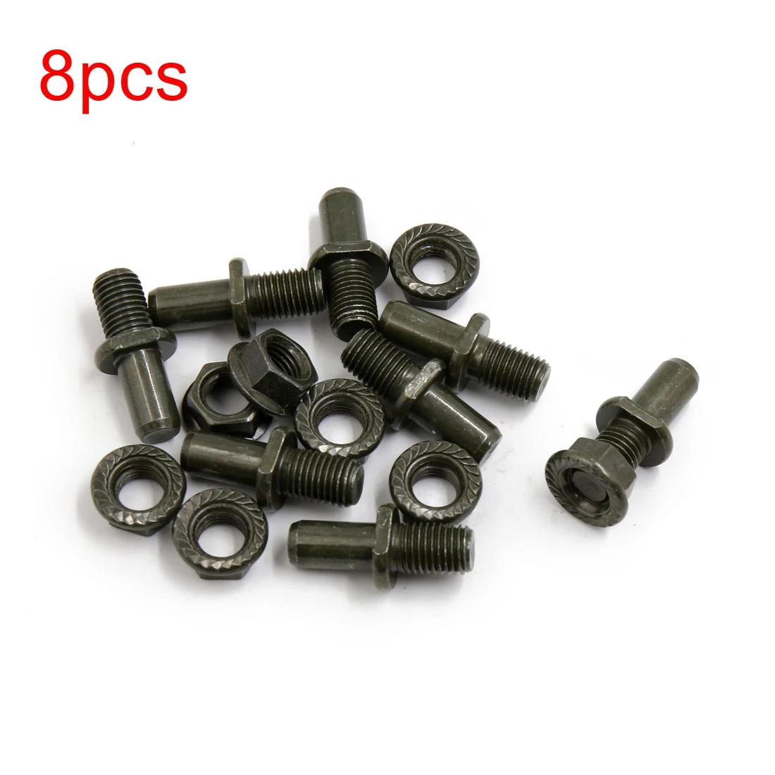 4Pcs 8pcs M10x1.2 Motorcycle Sprocket Screw Bolts for Honda CG125 Silver Tone Metal Motorcycle Rear Driven Sprocket Screw Bolts