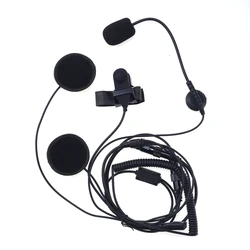 Falf-auriculares PTT de 2 pines para walkie-talkie Kenwood, Baofeng, UV-5R, Puxing, TYT, Retevis, RT24, Radio bidireccional