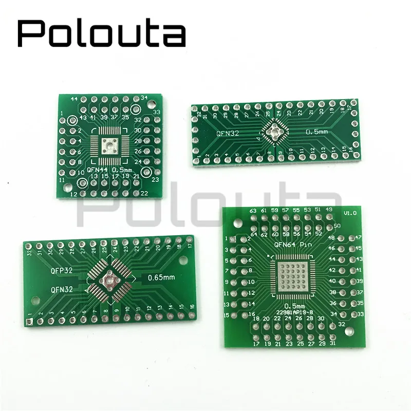 10Pcs Polouta Switchboard QFN56 Patch To Direct Dip Pcb Board Triac Circuit Board Breadboard Adapter Sot Copper Plate Prototype