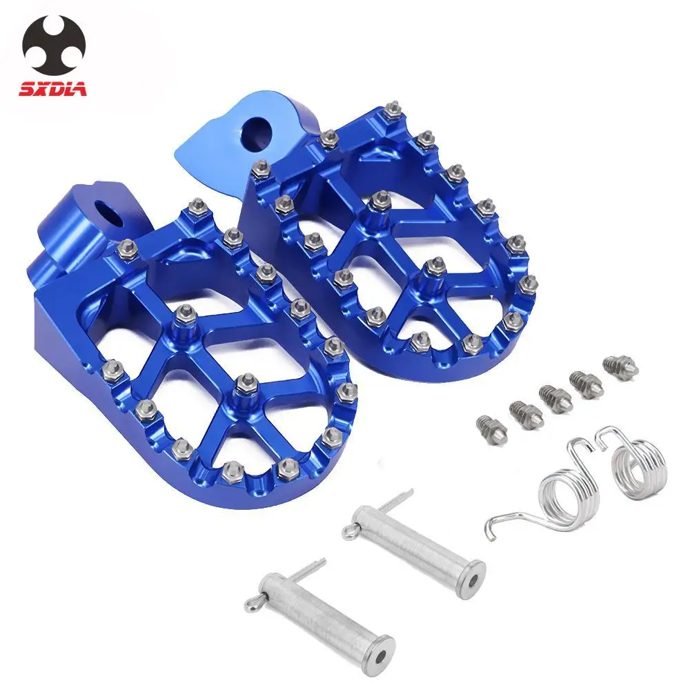 For Yamaha YZ 65 85 125 125X 250 250F 250X 250FX 426F 450F 450FX WR250F WR426F WR450F Motorcycle Footpegs Footrest Rests Pedals