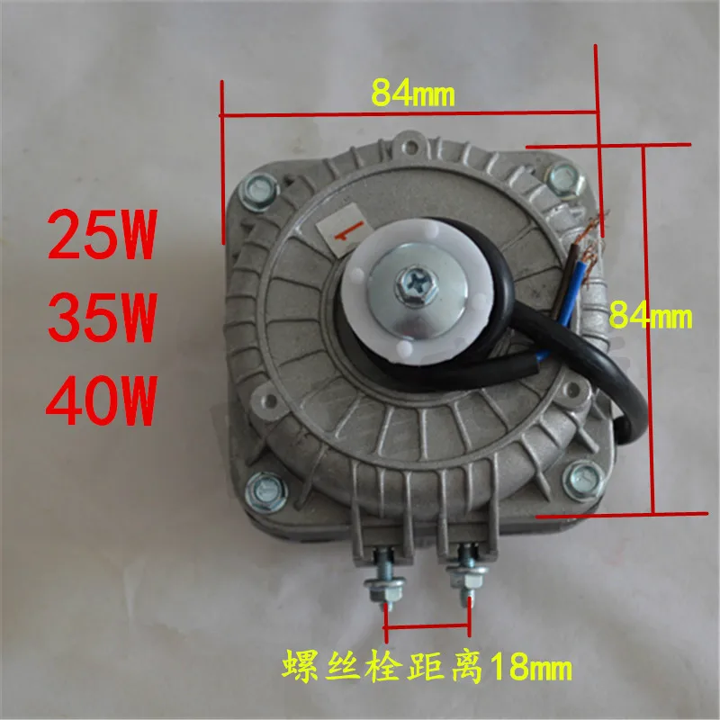 Refrigerator freezer freezer condenser cooling fan motor pole asynchronous fan 25 w 35 w, 40 w 60 w