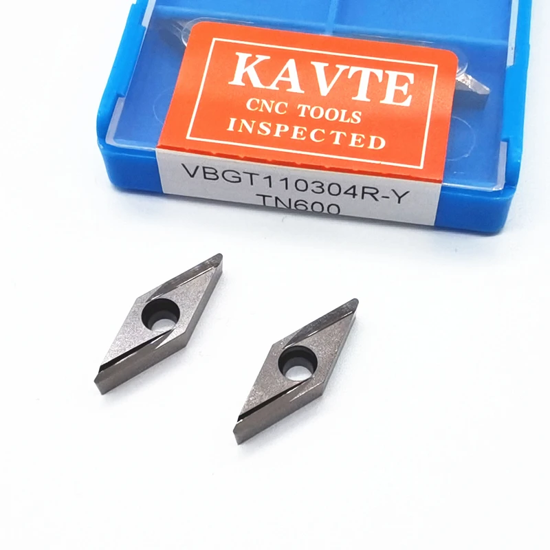 Imagem -03 - Aço Fino e Médio com Boa Acabamento Vbgt110302 Vbgt110304 com Inserções de Carboneto de Tungstênio Peças de