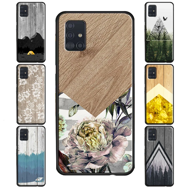 NATURE WOOD PRINTS Case For Samsung Galaxy S20 FE S22 S21 Ultra S8 S9 S10 Note 10 Plus S10e Note 20 Ultra