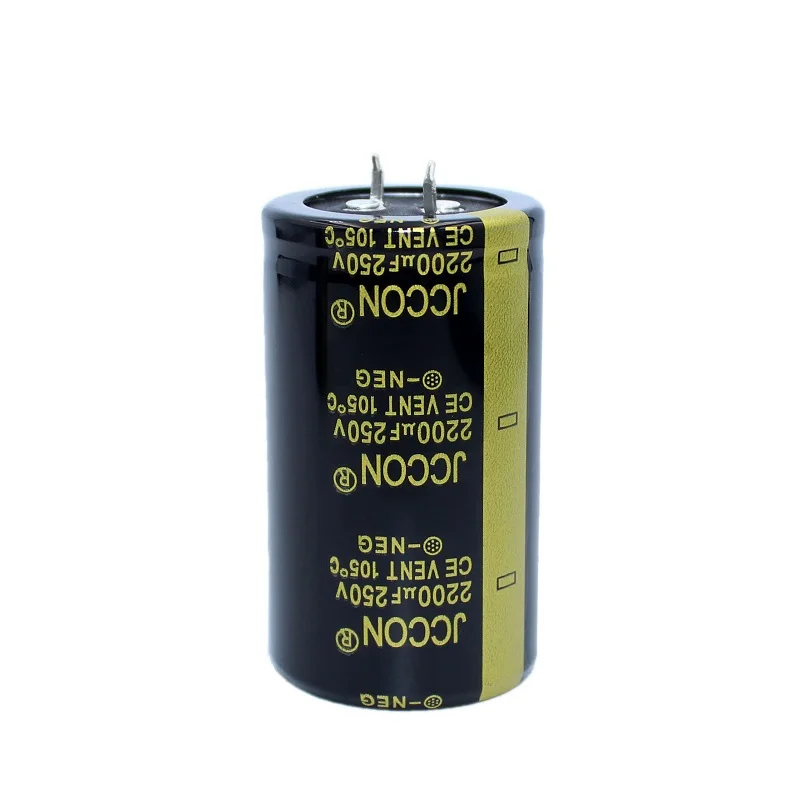 250v2200uf JCCON سميكة القدم كهربائيا مكثف حجم 35x60 العاكس السلطة