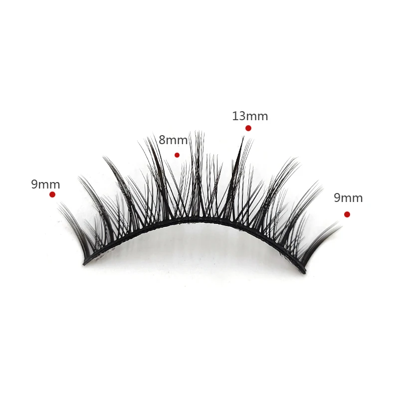 ICYCHEER Hot 5Pairs Makeup Cosmetic False Eyelashes Handmade Natural Eye Lashes Extension