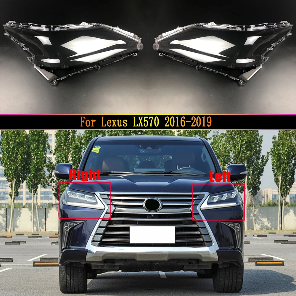 

Car Headlamp Lens For Lexus LX570 2016 2017 2018 2019 Car Replacement Auto Shell