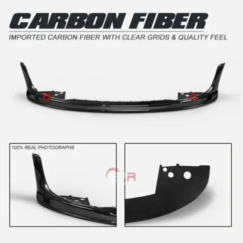 For Mini Cooper R56 JCW Mon Style Carbon Fiber Front Lip (facelifted) Fibre Bumper Splitter Kit (For JCW MC After Front Bumper)