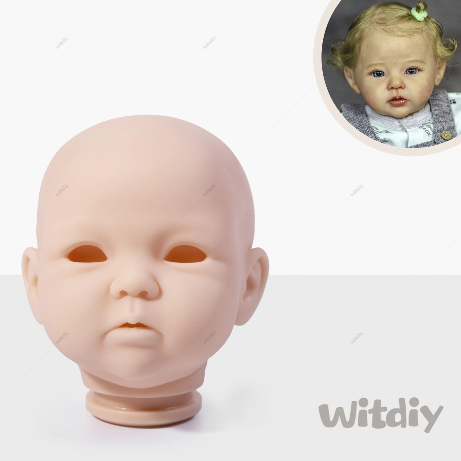 

Witdiy Raven 50 cm/19.69 inch new vinyl blank reborn doll baby unpainted kit/Give 2 gifts