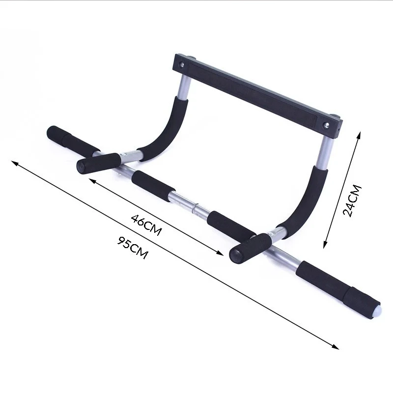 Doorway Pull Up Bars  Wall Chin Up Bar Indoor Doorframe Horizontal bar Total Upper Body Workout Bar Gym Fitness Equipment