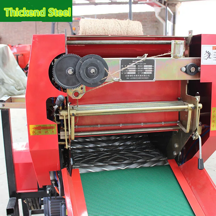 Mini Automatic Movable Round Wheat Corn Straw Silage Hay Crop Grass Wrapping Bundling Baler Machine