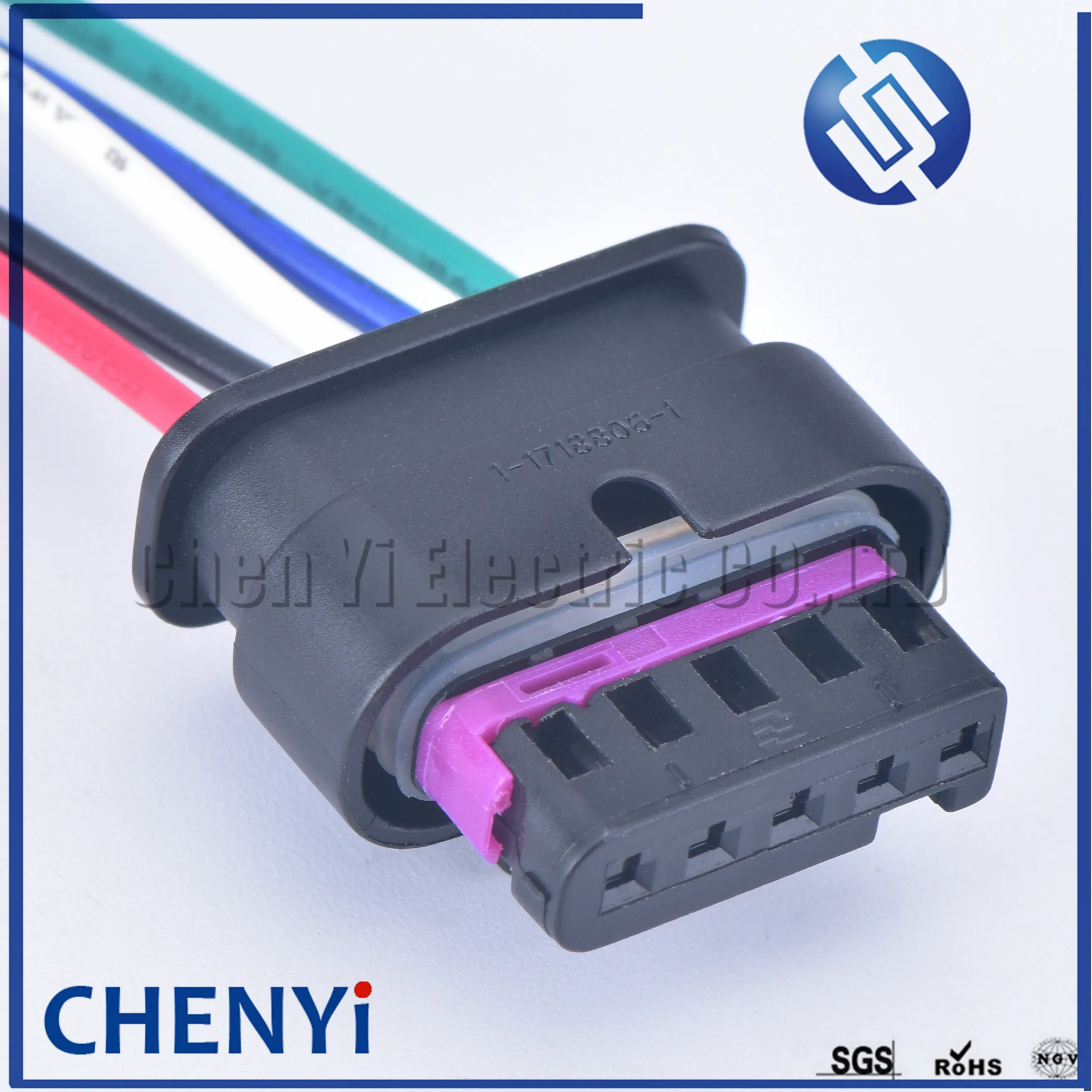 5 Pin 1-1718806-1 4F0973705 Auto Electric Connector Waterproof Mass Air Flow Meter Sensor MAF Harness plug 8K0973205