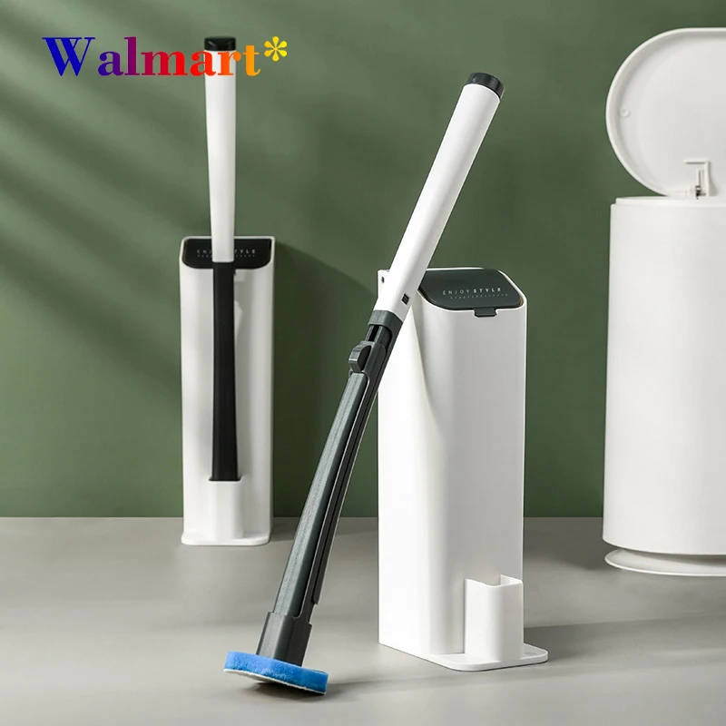 Disposable Toilet Brush Without Dead Angle Cleaning Toilet Brush  Household Long Handle Cleaner Tool Bathroom Accessories