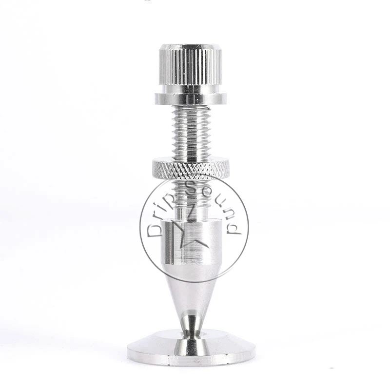 4PCS Pure Copper Electroplate Silvery HiFi Audio Speaker Rack Speaker Shockproof Isolation Stand Feet Cone Base Pads #2