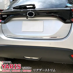 Auto Protection Rear Gate Lower Trim for TOYOTA YARIS KSP210 MXPA1 MXPH1 2020 SUS304 Car Exterior Trim Accessories