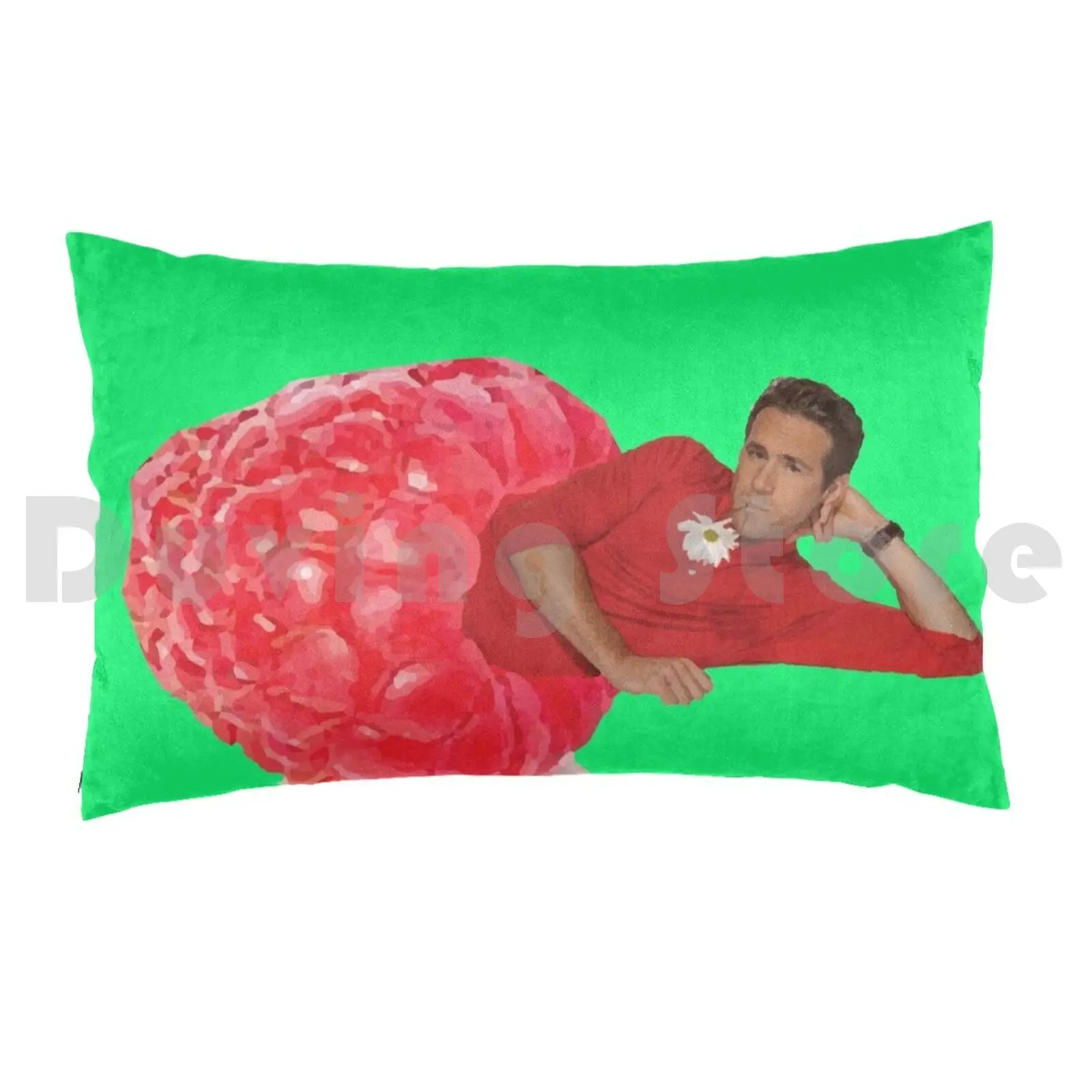 Pillow Case Raspberry Ryan Hat Raspberry Ryan Ryan Reynolds Blake Lively Red Raspberry Ryan