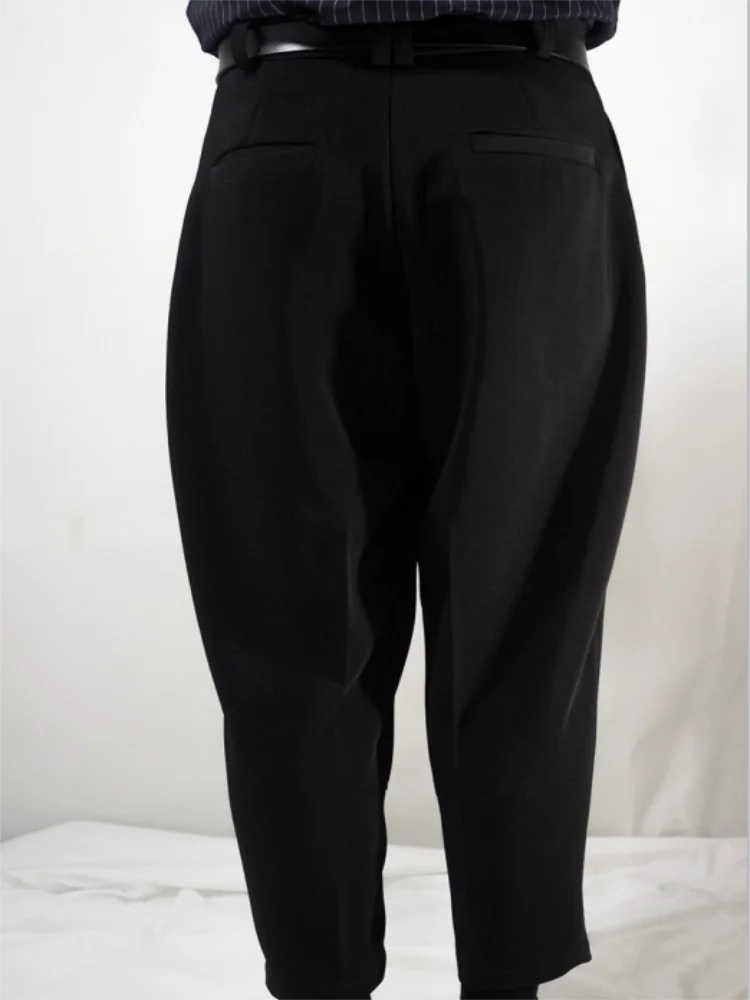 Men's Casual Pants Small Pants Turnip Pants Spring And Autumn New Black Youth Fashion European-American Style Pencil Pants