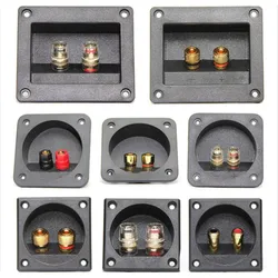 2-Way Banana jack and plugs home Car Stereo Screw Cup Connectors Subwoofer Plugs Speaker Box Terminal Binding Post