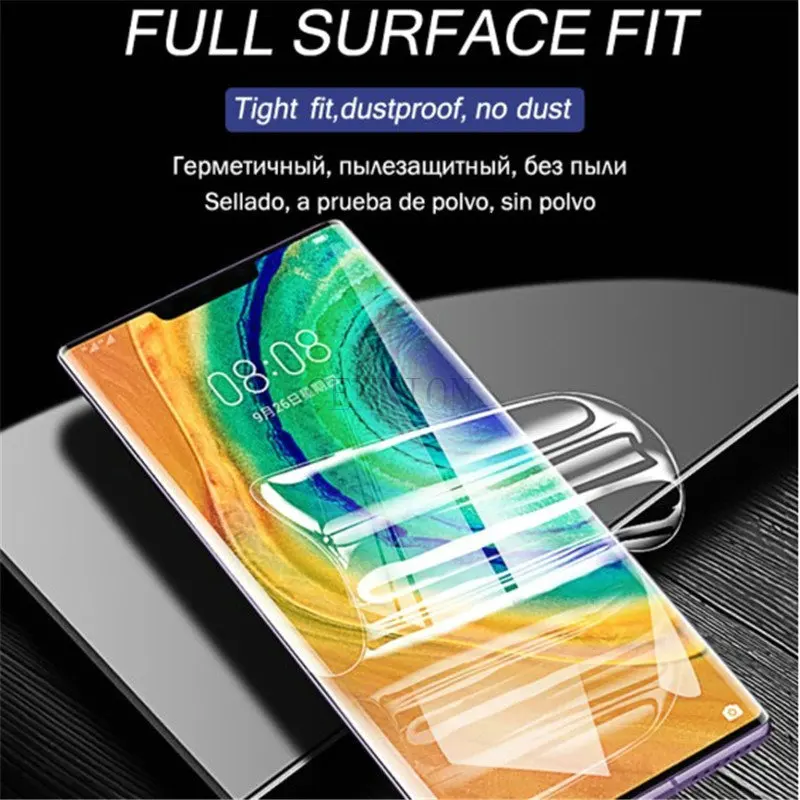 

Clear Type full Coverage Invisible Hydrogel Film for HuaWei Mate 30 20 10 9 P40 P30 P20 P10 Pro Lite E Honor Play4 100pcs