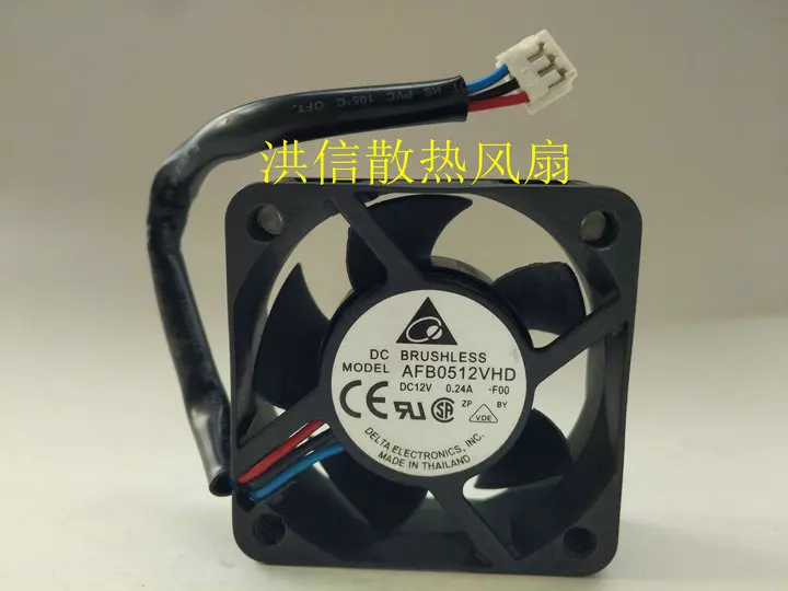 

Delta Electronics AFB0512VHD DC 12V 0.24A 50x50x20mm Server Cooling Fan