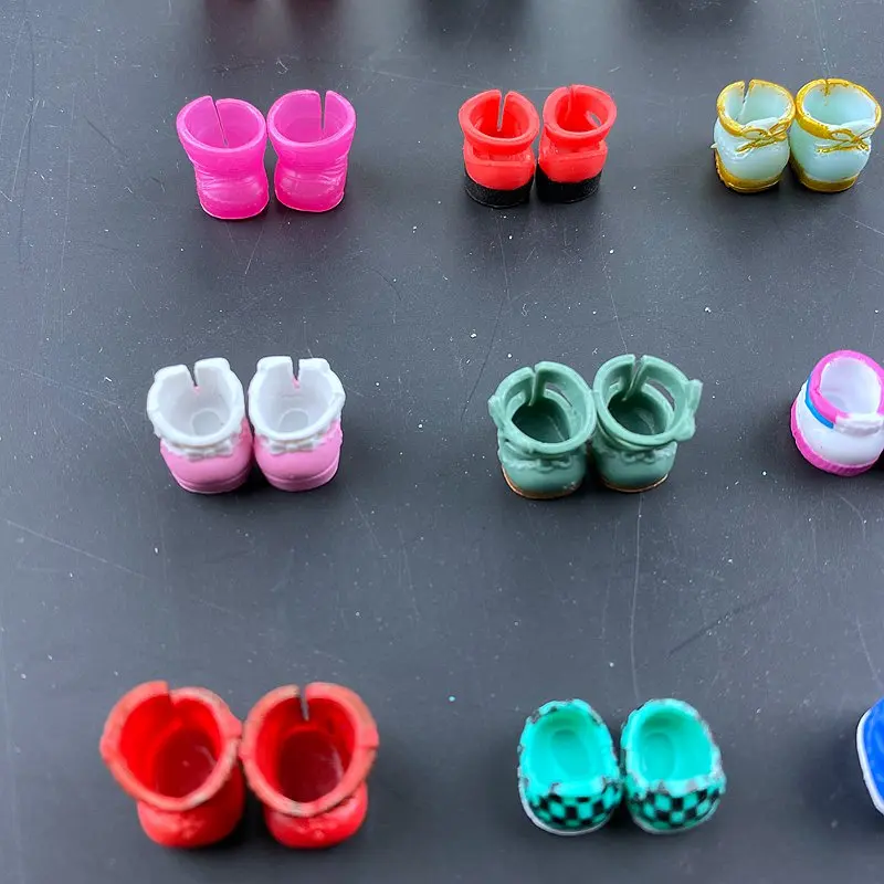 5/10Pairs doll Original Shoes  Accessories Set for 8 cm Big Sister Dolls Kid Birthday Gift Toy