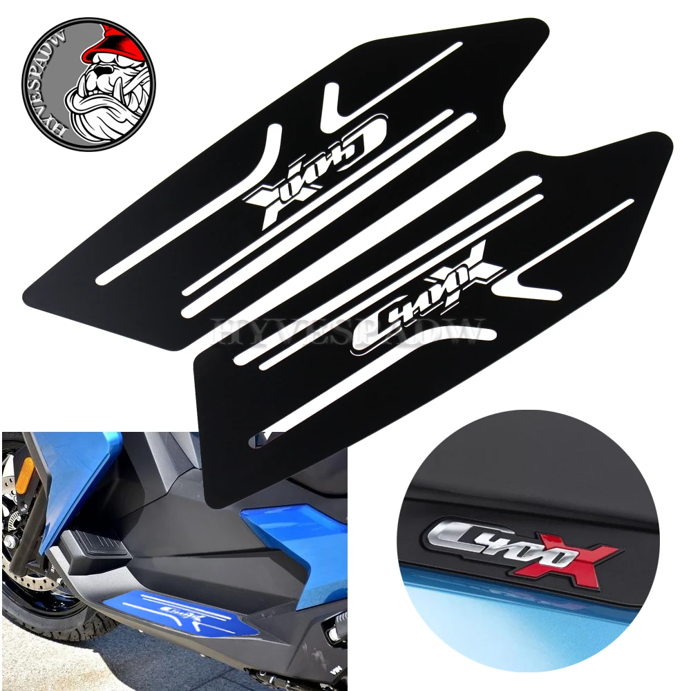 

Motorcycle Footboard Steps Motorbike Foot for BMW C400X 2018-2020 C400 C Footrest Pegs Plate Pads