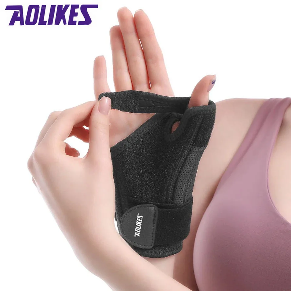 AOLIKES 1Pcs Thumb Support Tendon Sheath Injury Recovery Hand Thumb Brace Splint Fracture Sprain Fixed Wrist Band Arthritis