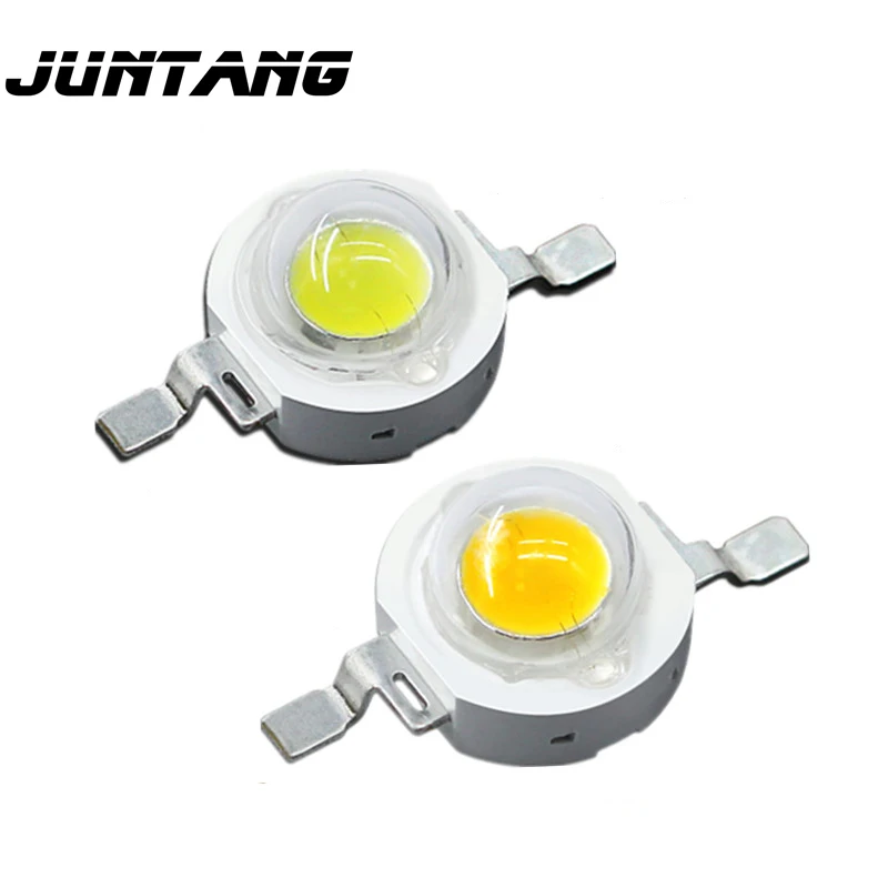 Cuentas de lámpara LED de alta potencia, 1W, 3W, 5W, luz blanca cálida, rojo, verde, azul, amarillo, cuentas de lámpara infrarroja a todo color