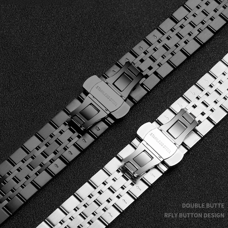 304 Stainless steel watch band silver golden black men and women bracelet suitable for Apple watch 5 / 4 / 3 / 2 smart watch image 4