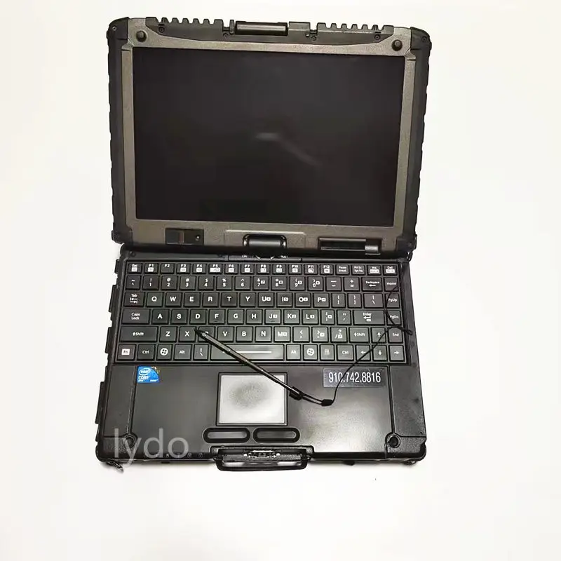 2021 Hot Used laptop computer Getac V200 i7 CPU 4G RAM Touch Screen Tablet PC with pen for Auto Repair Software Diagnostic tool