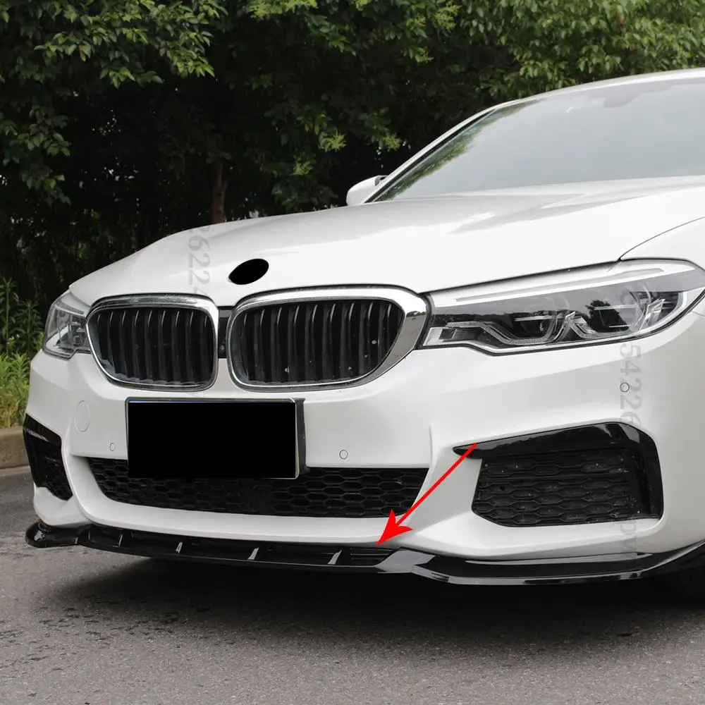 フロントバンパーリップチンガードディフューザーカバー偏向器bmw G30 G31 5シリーズ2017 2018 2019 2020ボディキット炭素繊維チューニング