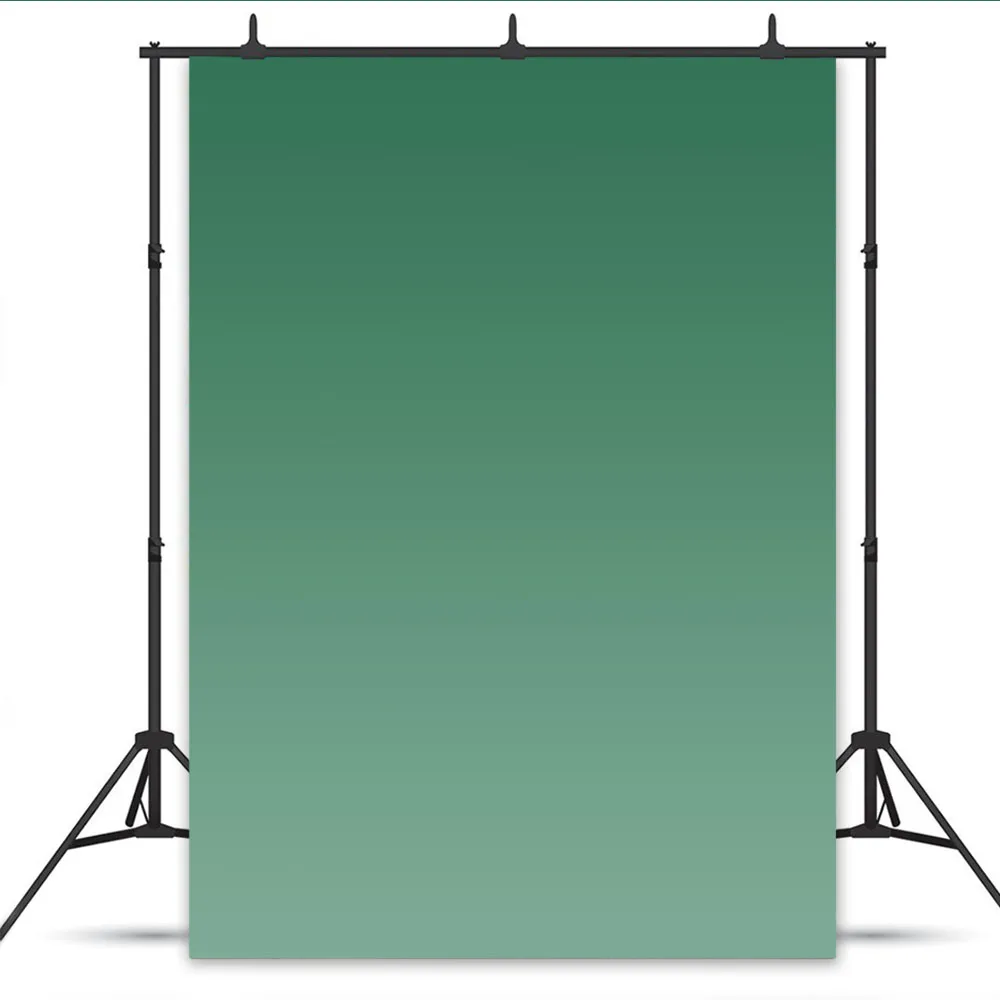 Зеленый градиентный фон для портретной фотосъемки фон для беременных новорожденных детей Детская модель для профессиональной фотостудии