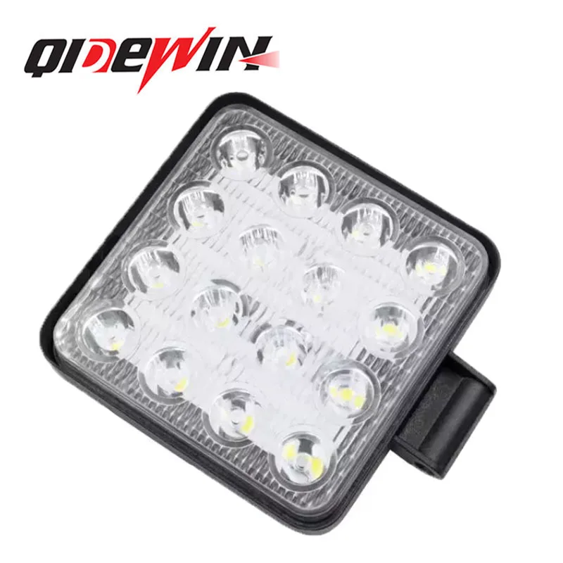 

1Pc 48W Square Fog lights Car lamp Diode LED Headlights SUV Truck Driving Spotlight Work Light for Car Repairing Camping Styling