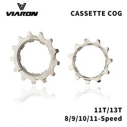 VIARON MTB Road Bike Cassette Sprocket Cog 8 9 10 11 Speed 11T 12T 13T Bicycle Flywheel Sprockets Accessories For Shimano SRAM