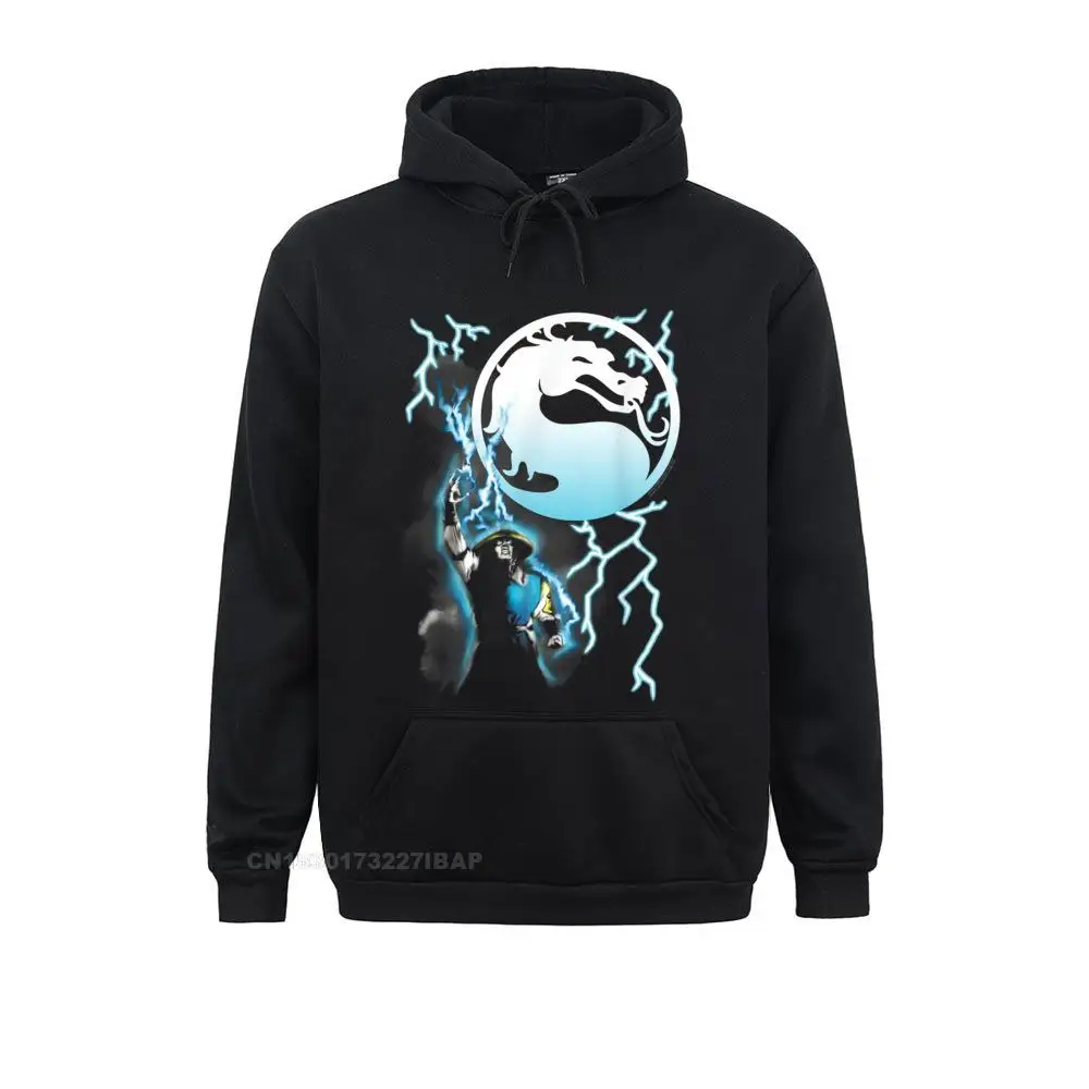 Mortal Kombat Klassic Raiden T-Shirt Camisa Sweatshirts Cheap Men Hoodies Design Long Sleeve Sportswears Hooded Pullover