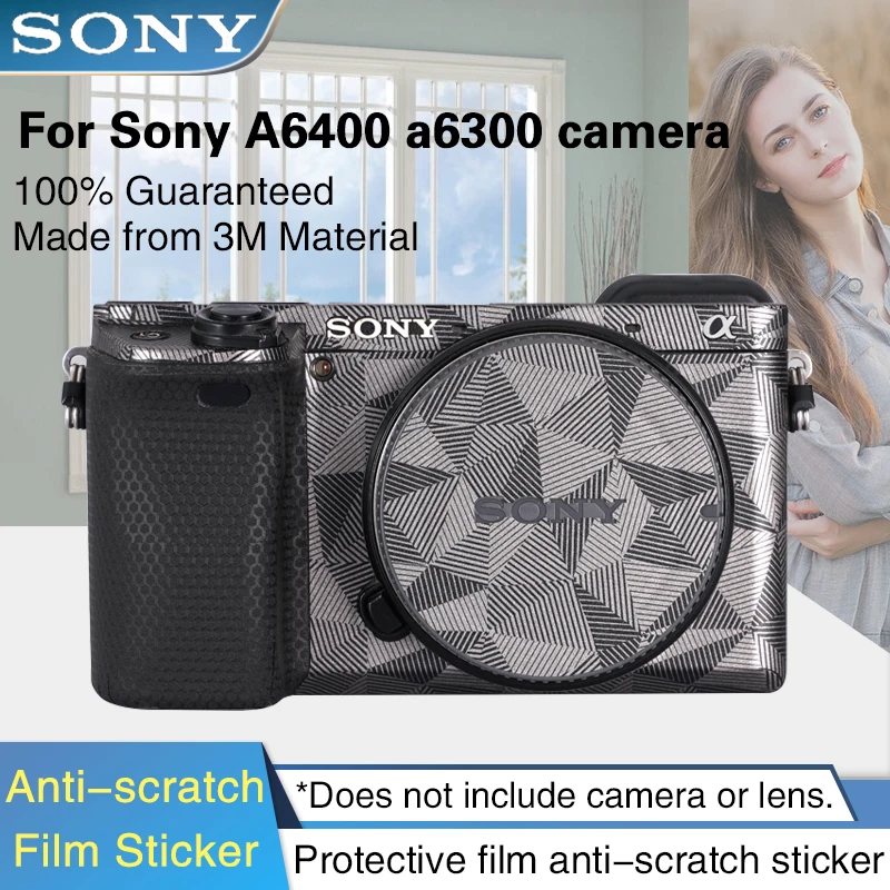 

Camera Skin Decal Protective Film For Sony ILCE-A6300 A6400 Camera Skin Decal Protector Sticker Anti-scratch Cover Film