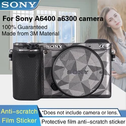 Camera Skin Decal Protective Film For Sony ILCE-A6300 A6400 Camera Skin Decal Protector Sticker Anti-scratch Cover Film