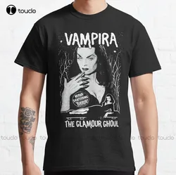 Vampira Sci Fi Bizzare Grindhouse Goth Gothic Classic T-Shirt Workout Shirts Women Custom Aldult Teen Unisex Xs-5Xl Classic