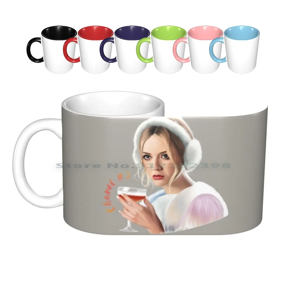 #3 Ceramic Mugs Coffee Cups Milk Tea Mug Scream Queens Lourd Creative Trending Vintage Gift Bottle Cup