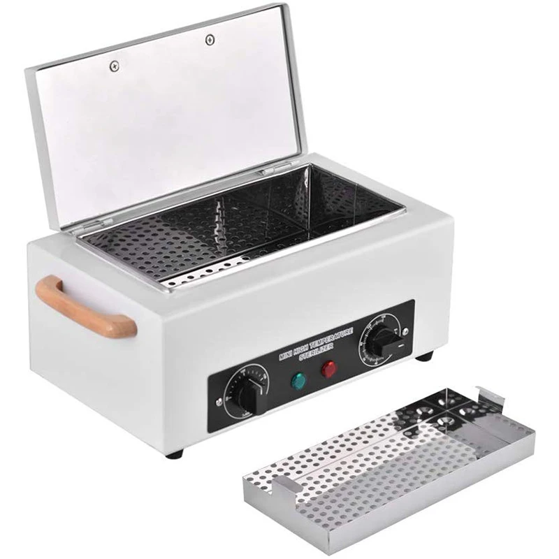 Esterilizador de salón de uñas, armario de desinfección de alta temperatura para peluquería, tatuaje, dispositivo de manicura, 300W