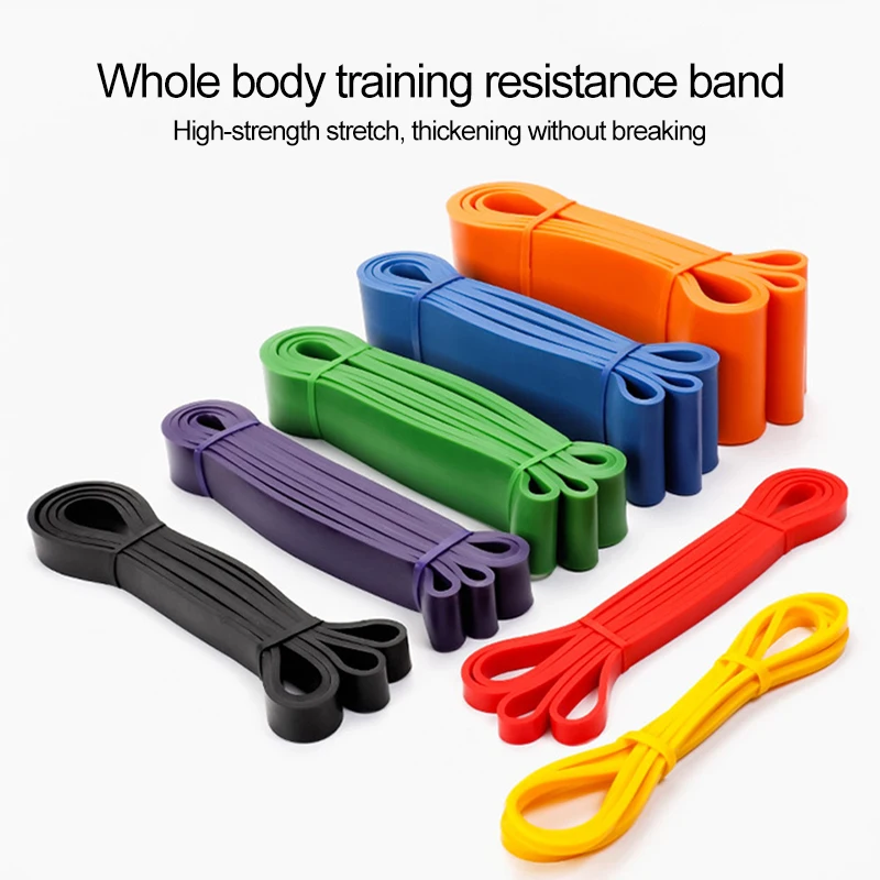 208cm Resistance Bands Set Yoga Band Rubber exercise Elastic Loop Pull Up Assist Fitness Stretch Expander Strength Exercise