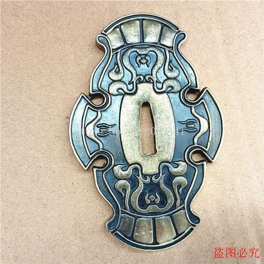 Wonderful Alloy Tsuba Guard For Japanese Saber Sword Samurai Katana Broadsword Strong Lucky