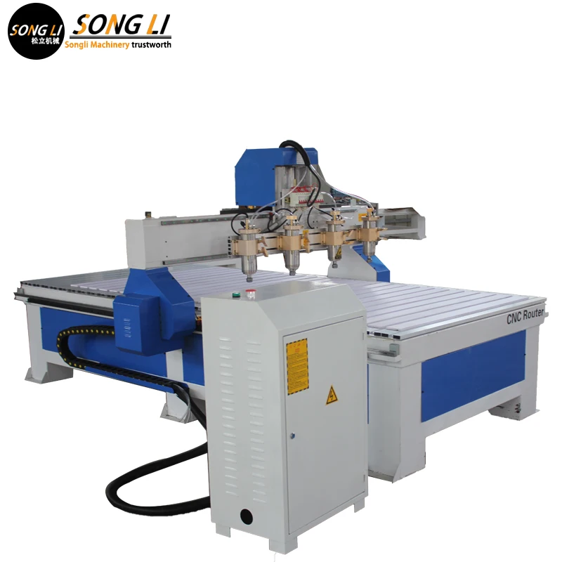 cnc machine for wood four heads cnc router wood for Acrylic Mdf wood working tools machinery