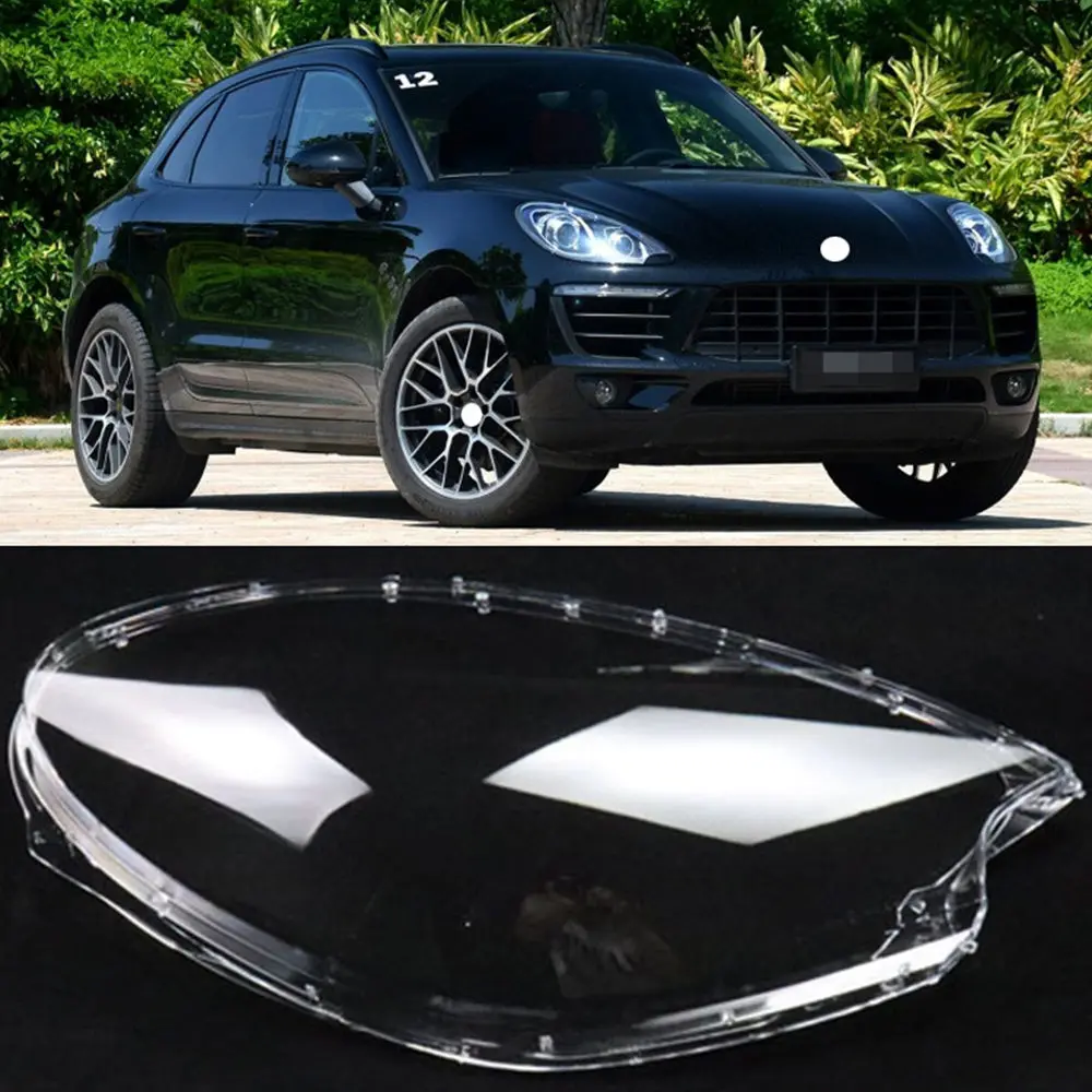 

Headlamp Cover Lamp Shade Front Headlight Glass For Porsche Macan 2014 2015 2016 2017 Headlight Lens