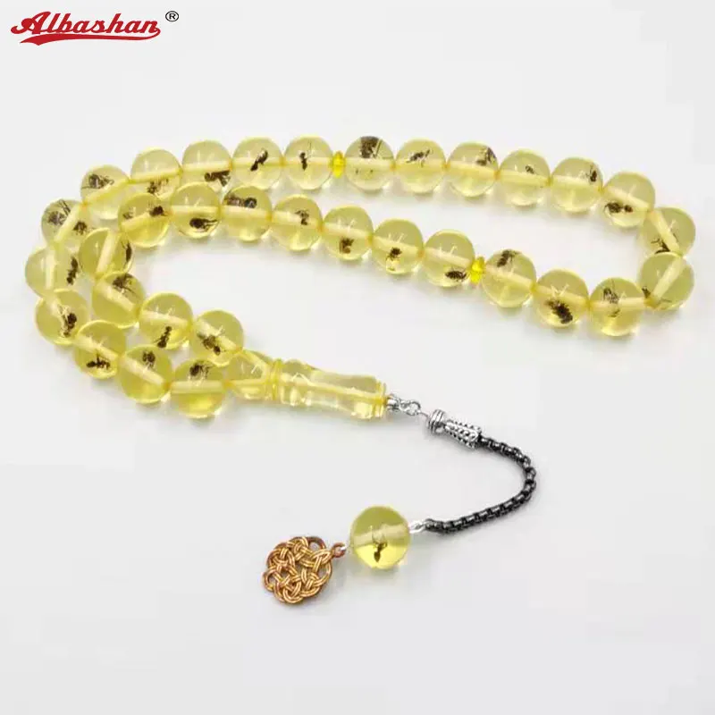 

Big Size Real insect Resin tasbih Muslim Bracelets Islam Rosary Kuwait Fashion 33 45 51 66 99 prayer beads ALLAh Turkey Misbaha