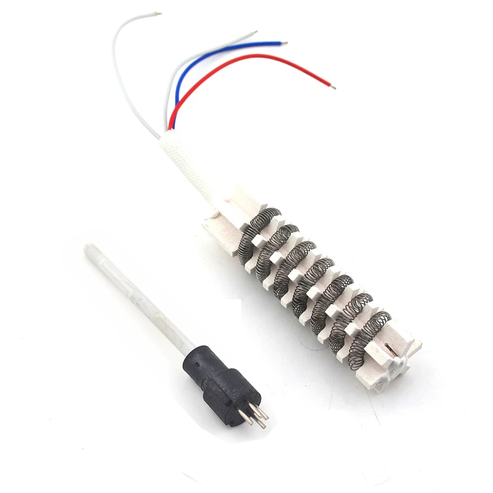 220V Insert pull way Ceramic Core Electric iron Heater + hot air gun 4 wire heater Soldering Station Heater for MYPOVOS 8588D