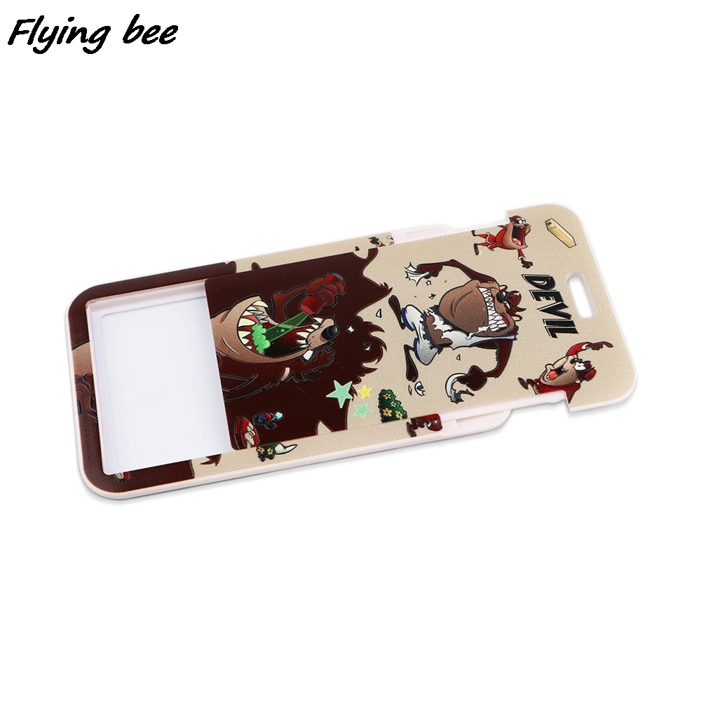 Flyingbee X1697 Dompet Tempat Kartu Kredit Bank Monster Kartun Lucu Tempat Kartu Kerja Nama ID Bus untuk Siswa Anak Teman