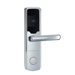 Liga de zinco inteligente keyless hotel quarto 13.56mhz mifare fechadura da porta sistema