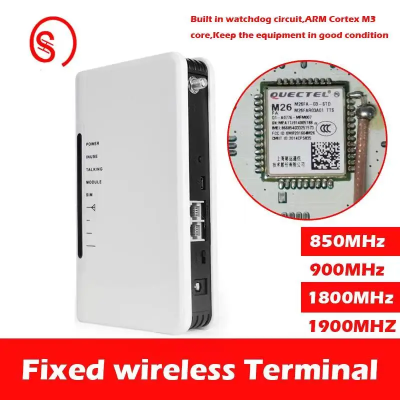 固定無線端末 GSM、UMTS/GPRS/EDGE、接続可能な録音装置、アラームシステム対応、画面なし