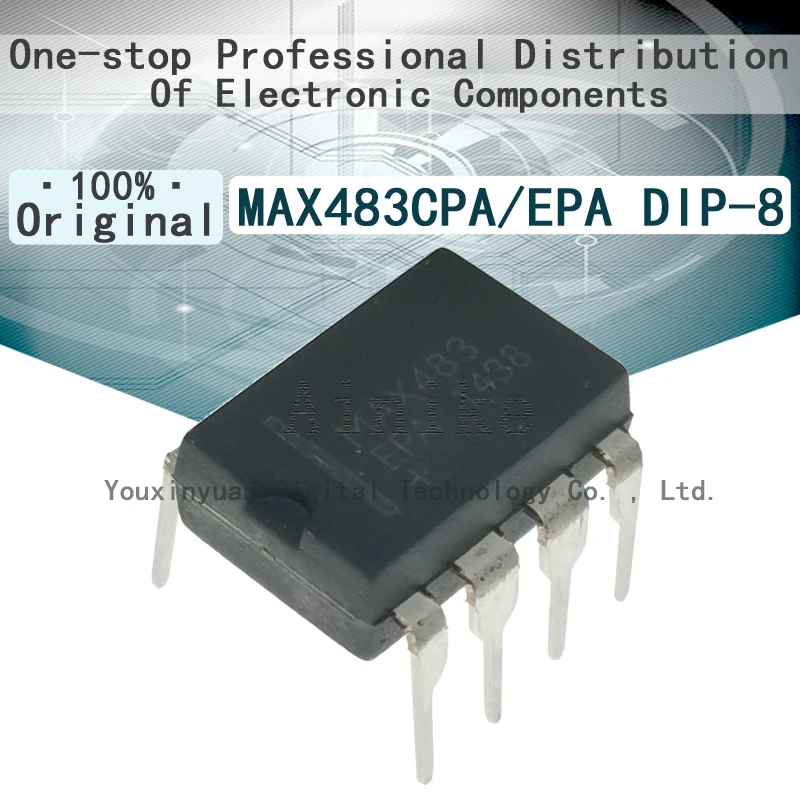 10 قطع جديد وأصلي MAX483CPA MAX483EPA MAX483 DIP-8 واجهة-RS422 RS485 سائق جهاز الإرسال والاستقبال IC رقاقة