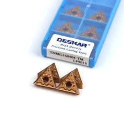 TNMG160404-TM TNMG160408R-S TNMG160412L-S TNMG16040-PM LF9018 DESKAR Original Turning Inserts Lathe Cutting Cutters TNMG Series